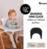 Hauck Alpha Click Tray for the Alpha+ and Beta+ Highchair - Black