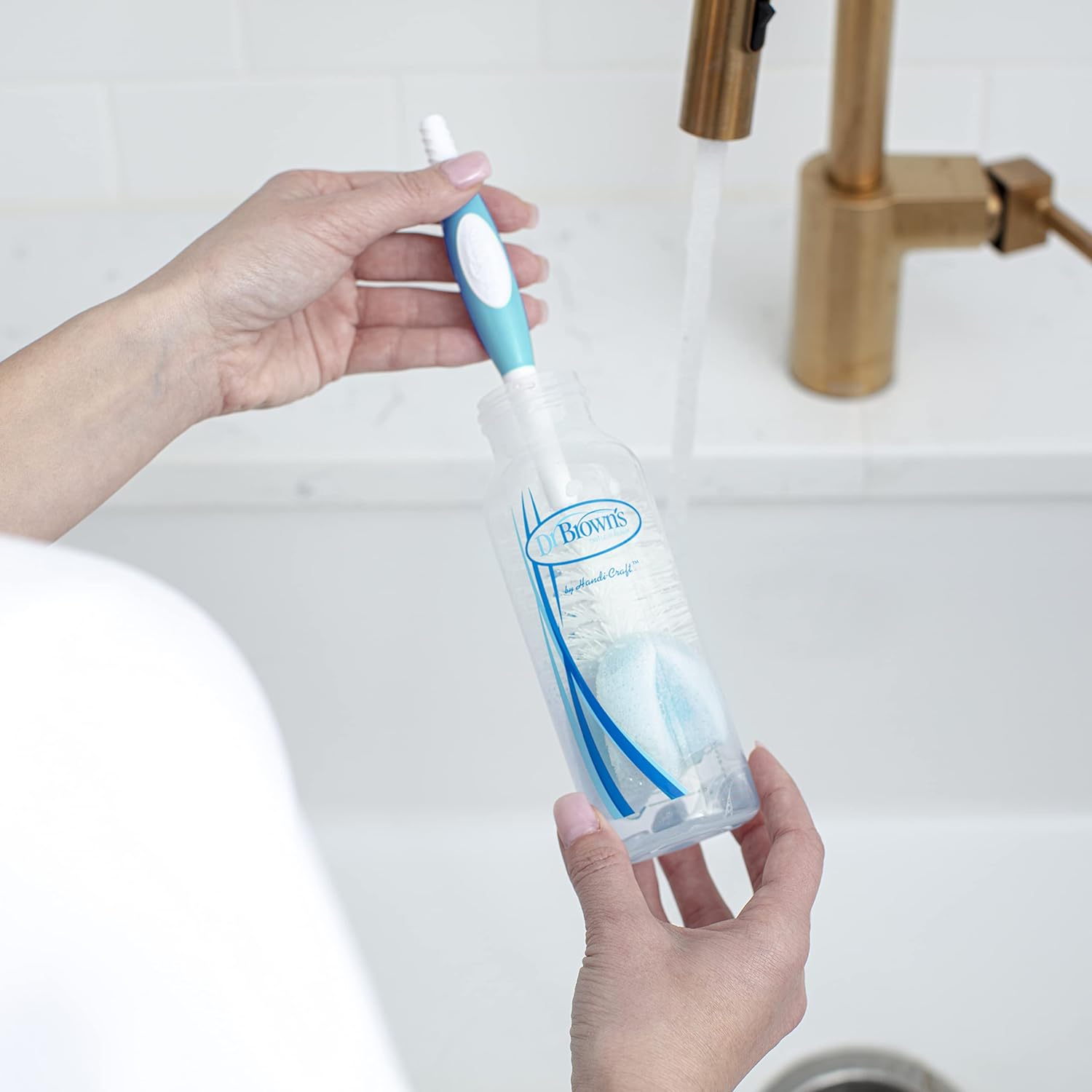 Dr. Brown's Standard Bottle Brush - Blue - Laadlee