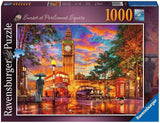 Ravensburger Sunset at Parliament Square Jigsaw Puzzle - 1000pcs