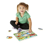 Melissa and Doug Wooden Peg Puzzle - Vehicles