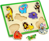 Viga Flat Puzzle - Wild Animals