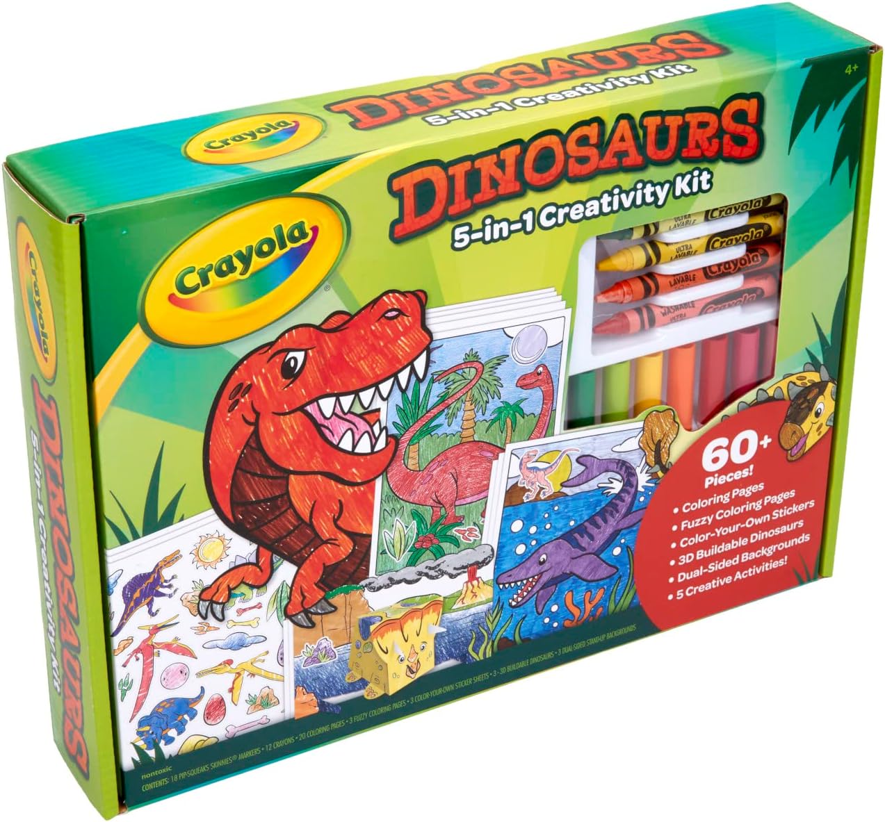 Crayola Dinosaurs 5-in-1 Creativity Kit - Laadlee