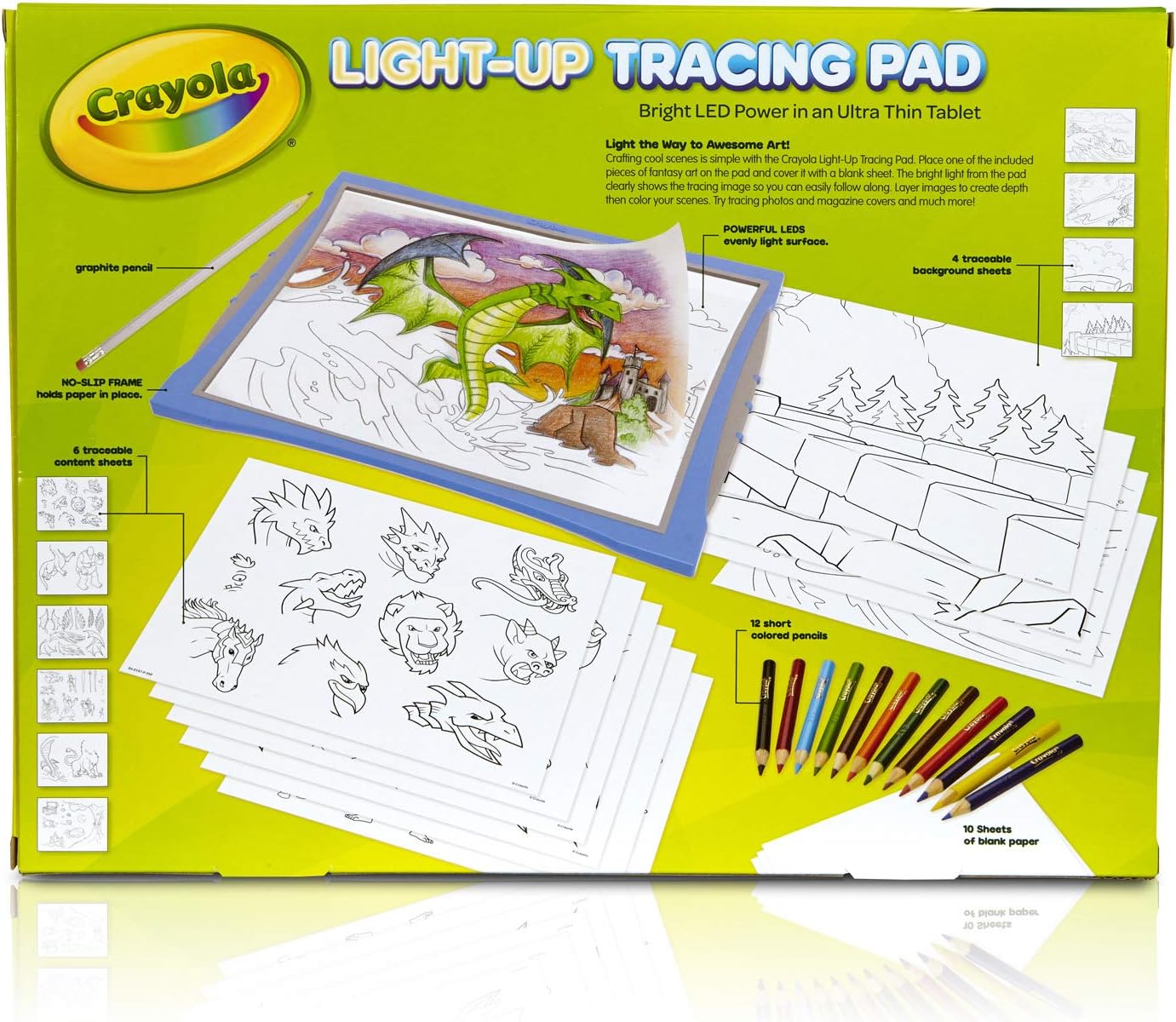 Crayola Light-Up Tracing Pad - Blue - Laadlee