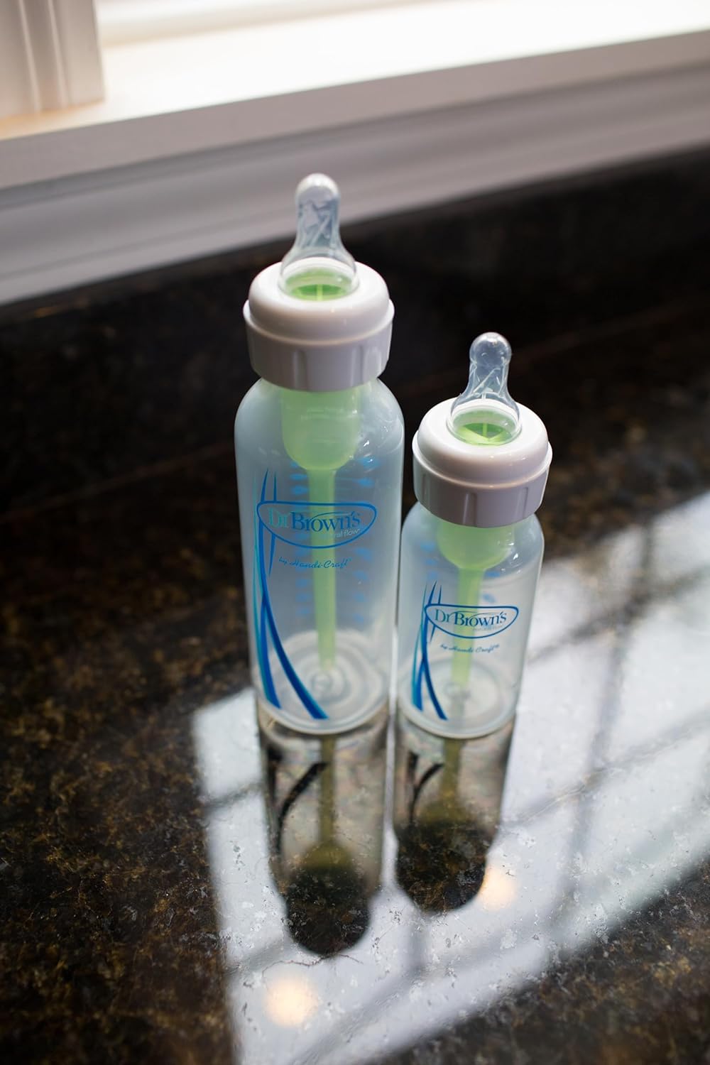 Dr. Brown's Options+ Narrow Sampler (Bottle 120ml and 250ml - 1 each, 2Xl2 Nipples, 1 Cleaning Brush) - Laadlee