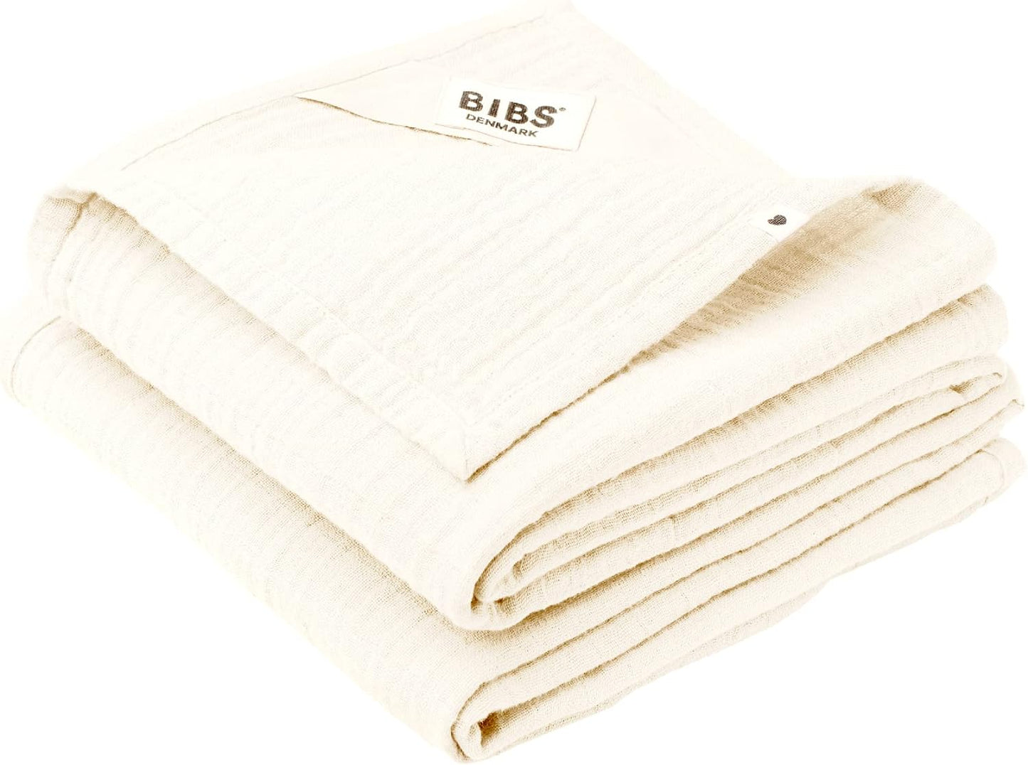 BIBS Muslin Cloth 2-Pack 70x70 cm - Ivory