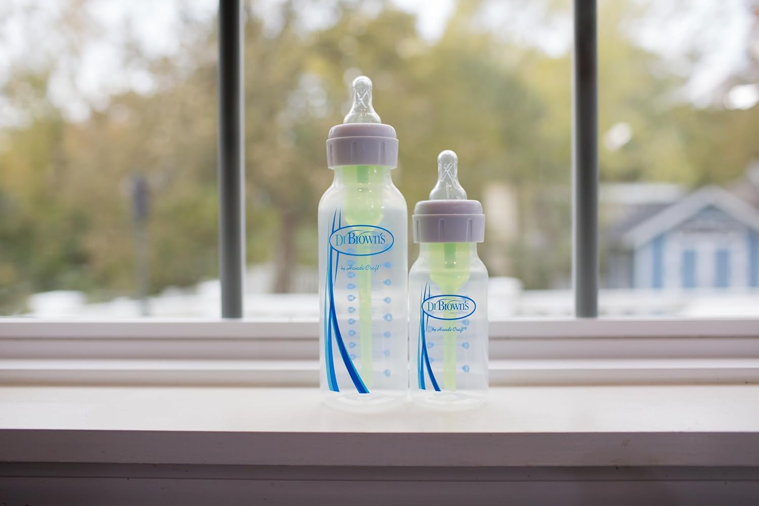 Dr. Brown's Options+ Narrow Sampler (Bottle 120ml and 250ml - 1 each, 2Xl2 Nipples, 1 Cleaning Brush) - Laadlee