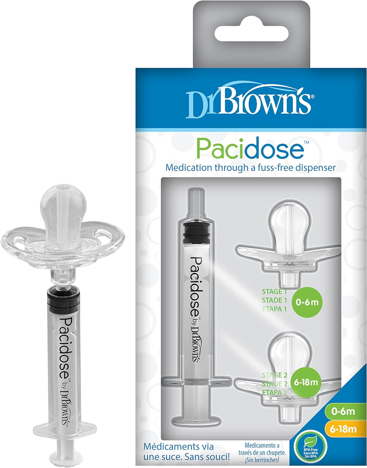 Dr. Brown's Pacidose Liquid Medicine Dispenser Combo Pack - Laadlee