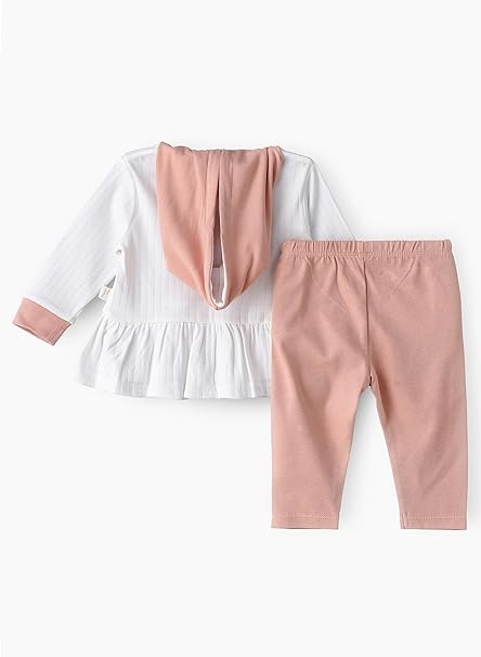 Elegant Kids Hoodie and Pyjama Set - Cat - Laadlee
