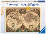 Ravensburger Antique World Map Jigsaw Puzzle - 5000pcs
