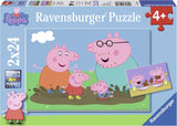 Ravensburger Peppa Pig Happy Family Life 2 x 24pcs
