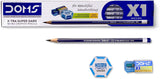 Doms 7150/12 X1 X-Tra Super Dark Pencils Pack 12 Pcs