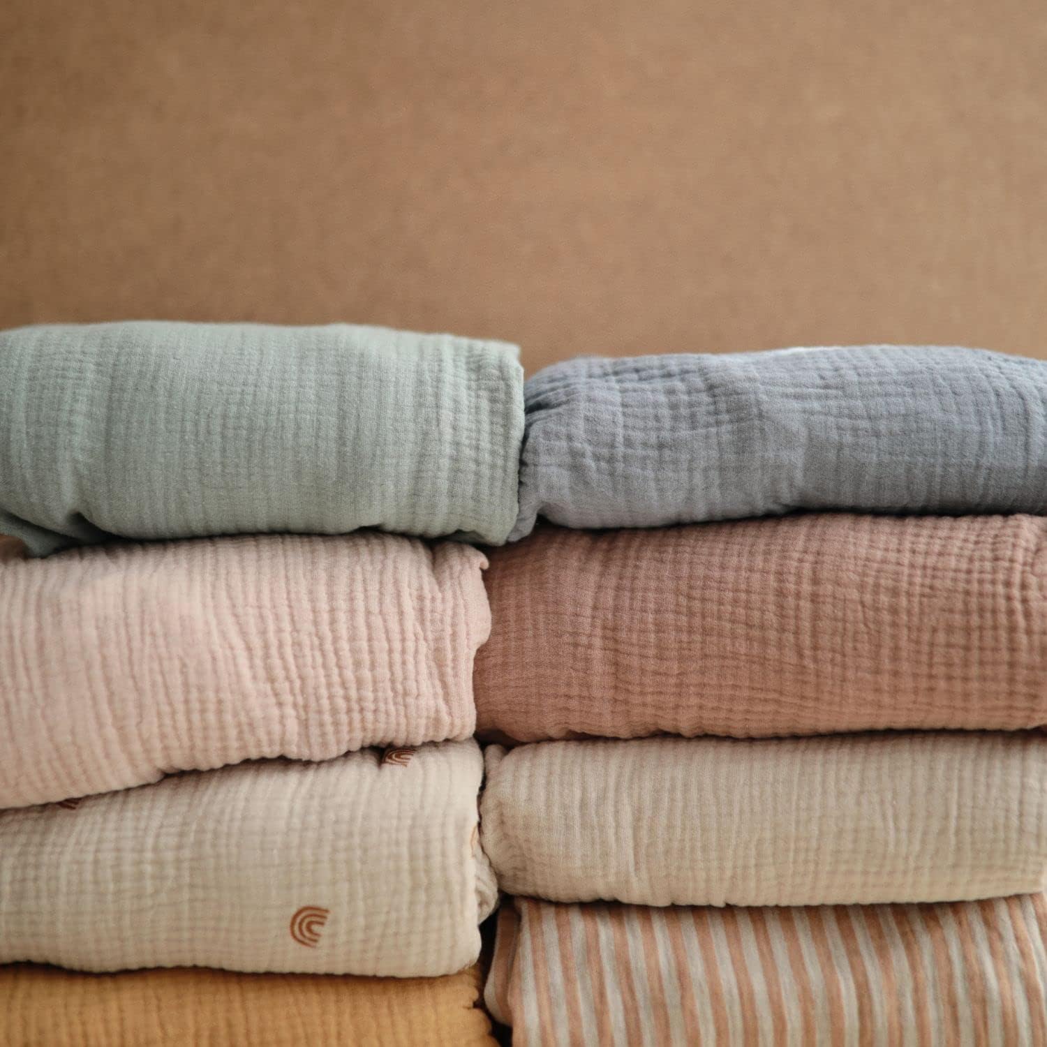 Mushie Crib Sheet Small White - Laadlee