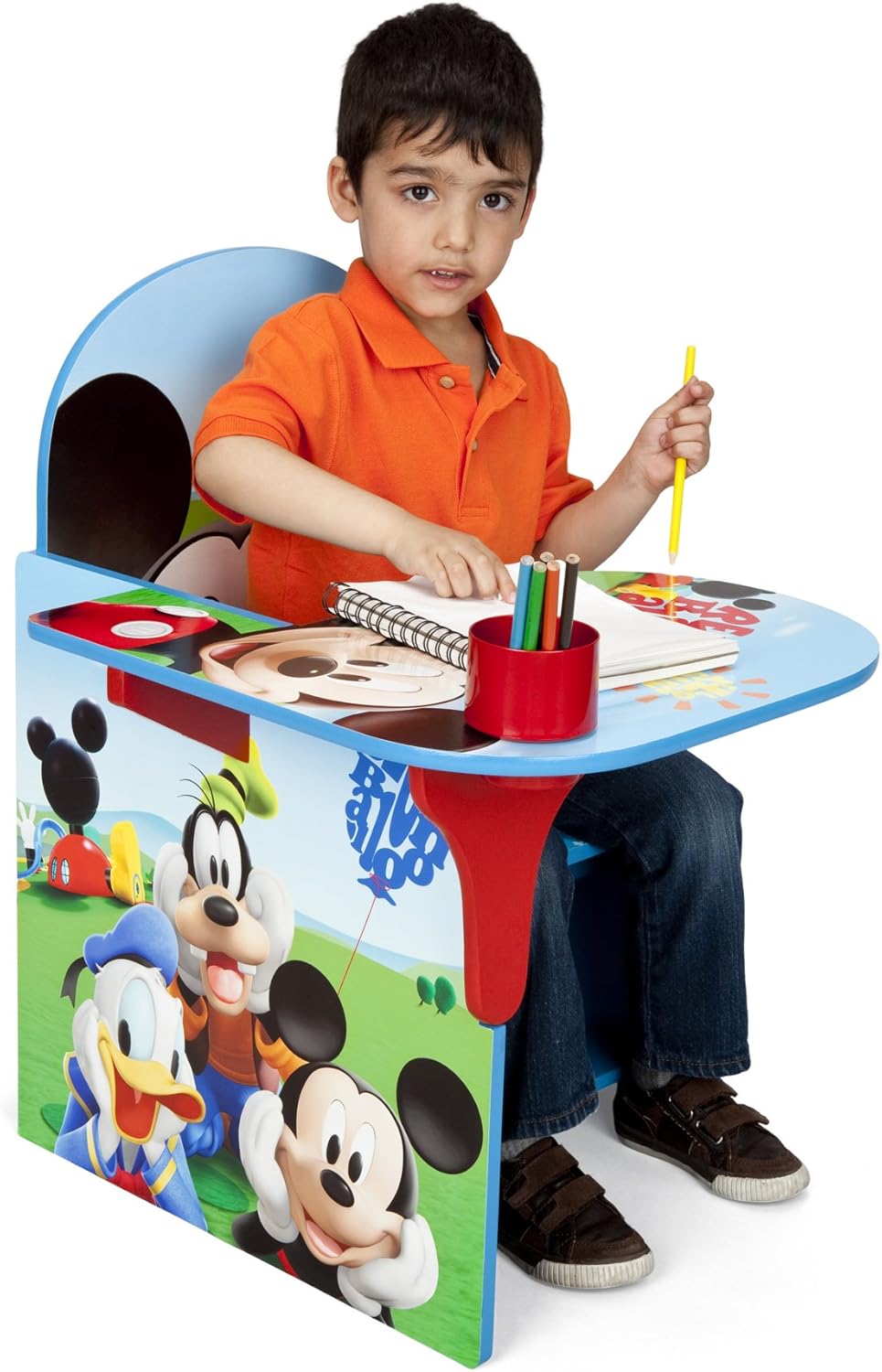 Delta Children Mickey Mouse Chair Desk With Storage Bin