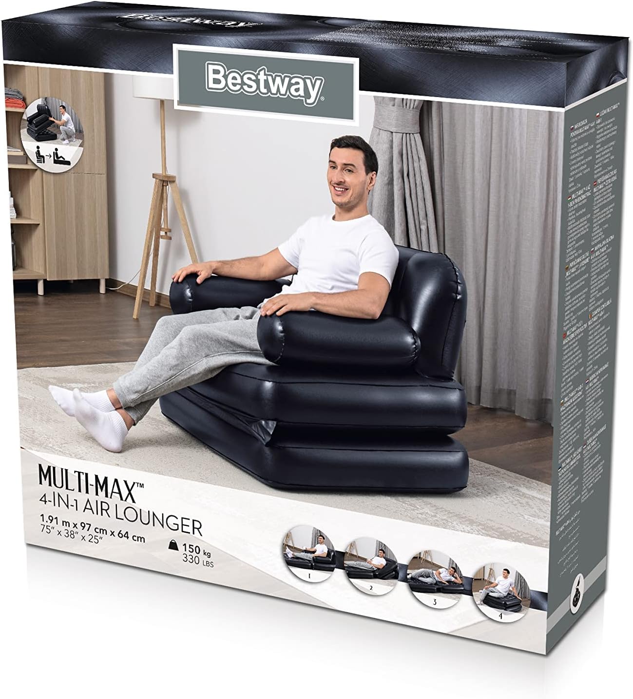 Bestway Couch Single 4 In 1