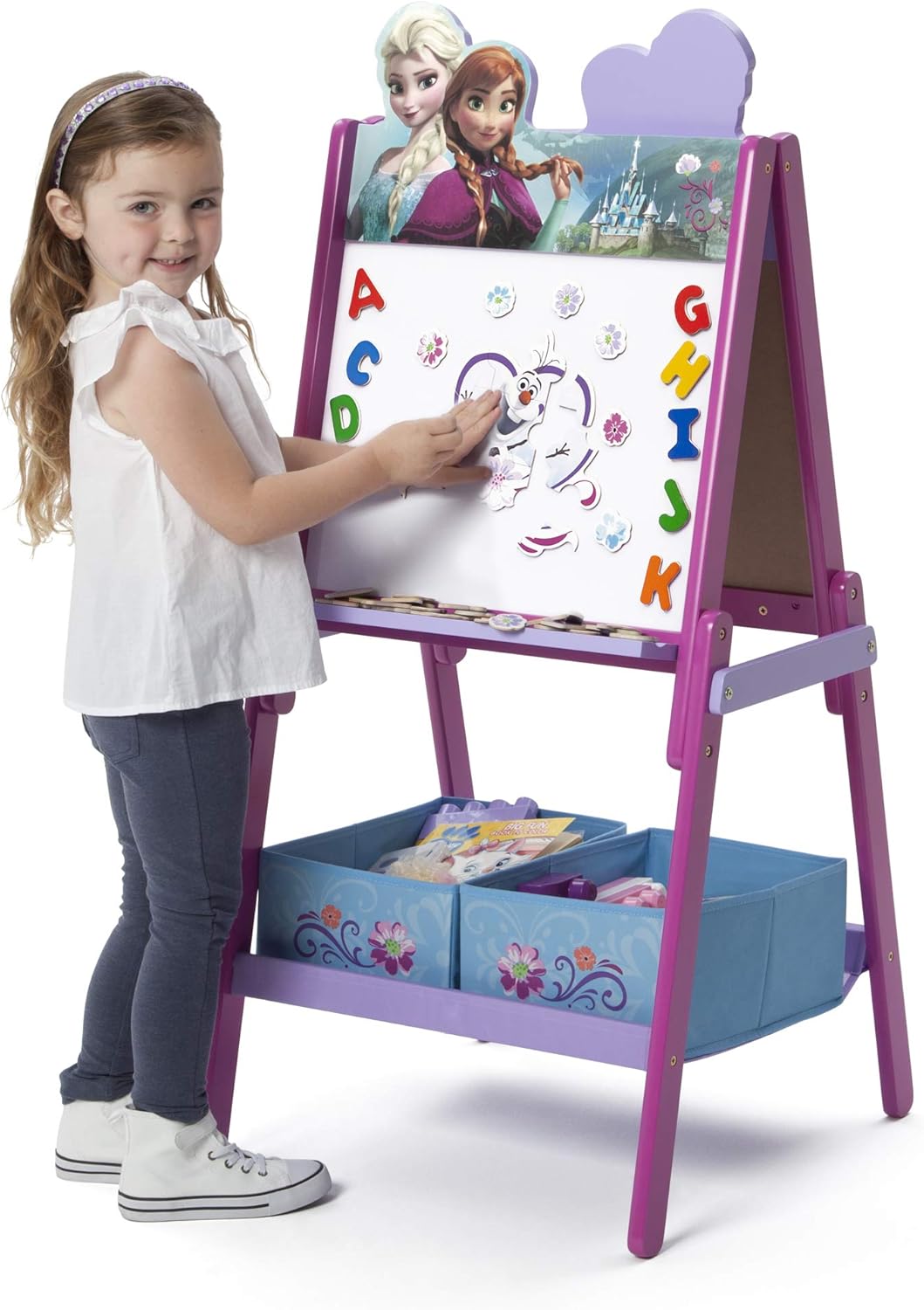 Delta Children Frozen Wooden Easel With Storage