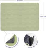 Ubbi Padded Floor Mat & Washable Muslin Cover - Lilypad