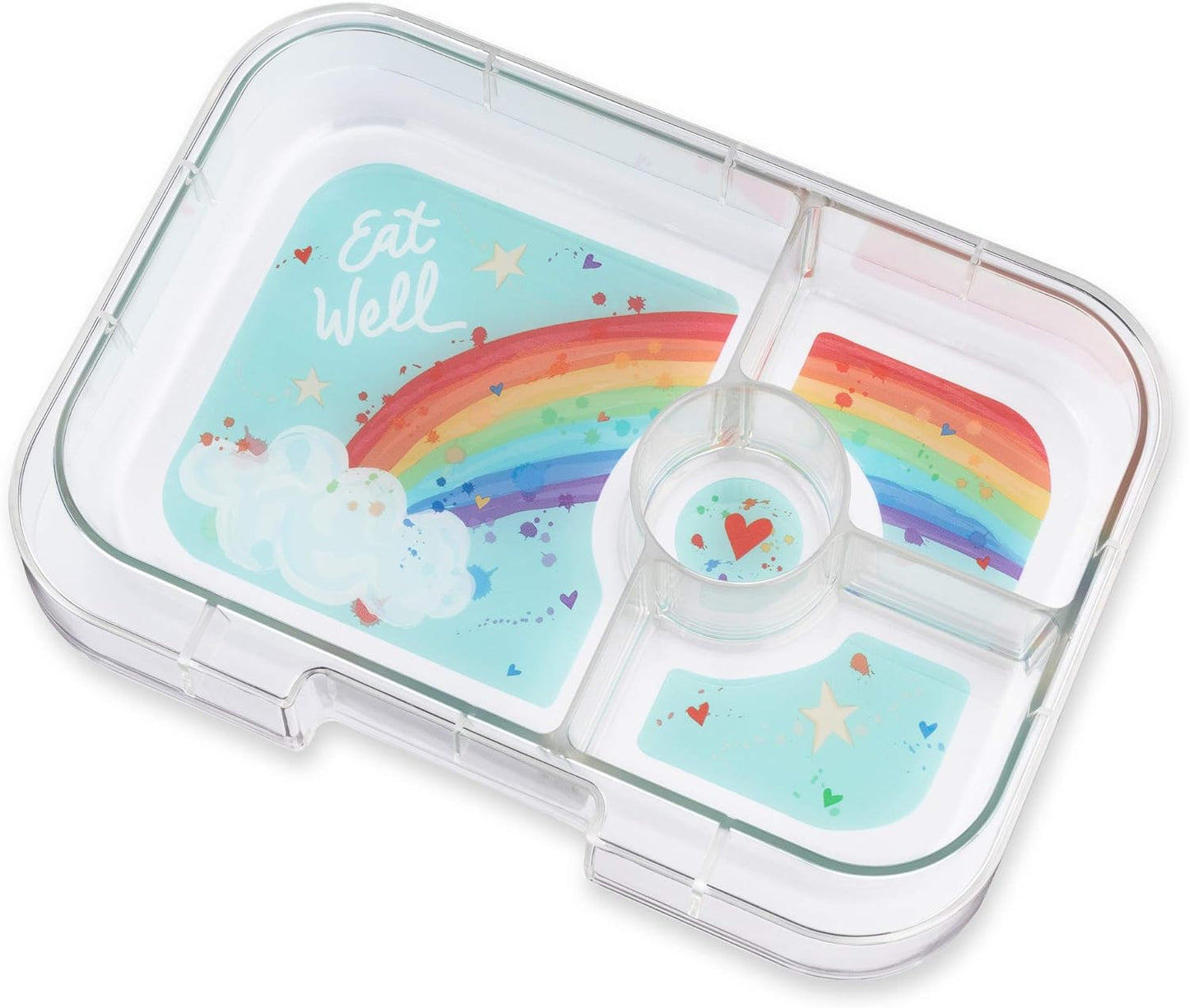 Yumbox Panino  4 Compartment Rainbow Lunch Box - Power Pink