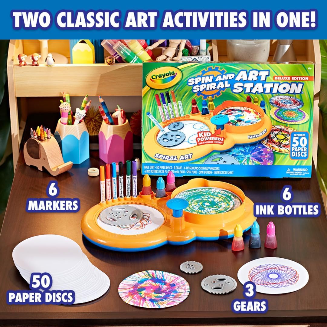 Crayola Spin and Spiral Deluxe Edition - Laadlee