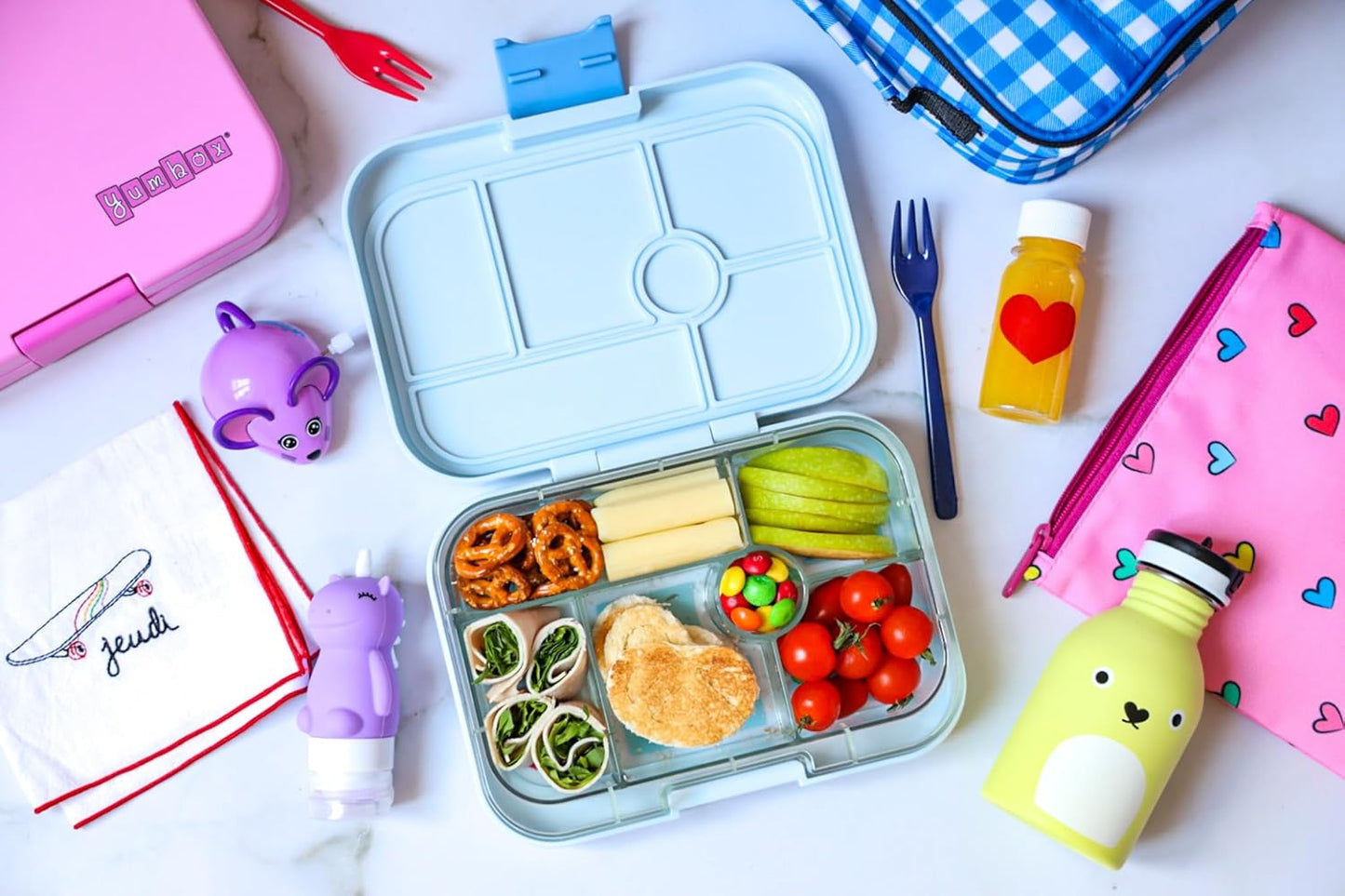 Yumbox Original 6 Compartment Tray - Paris