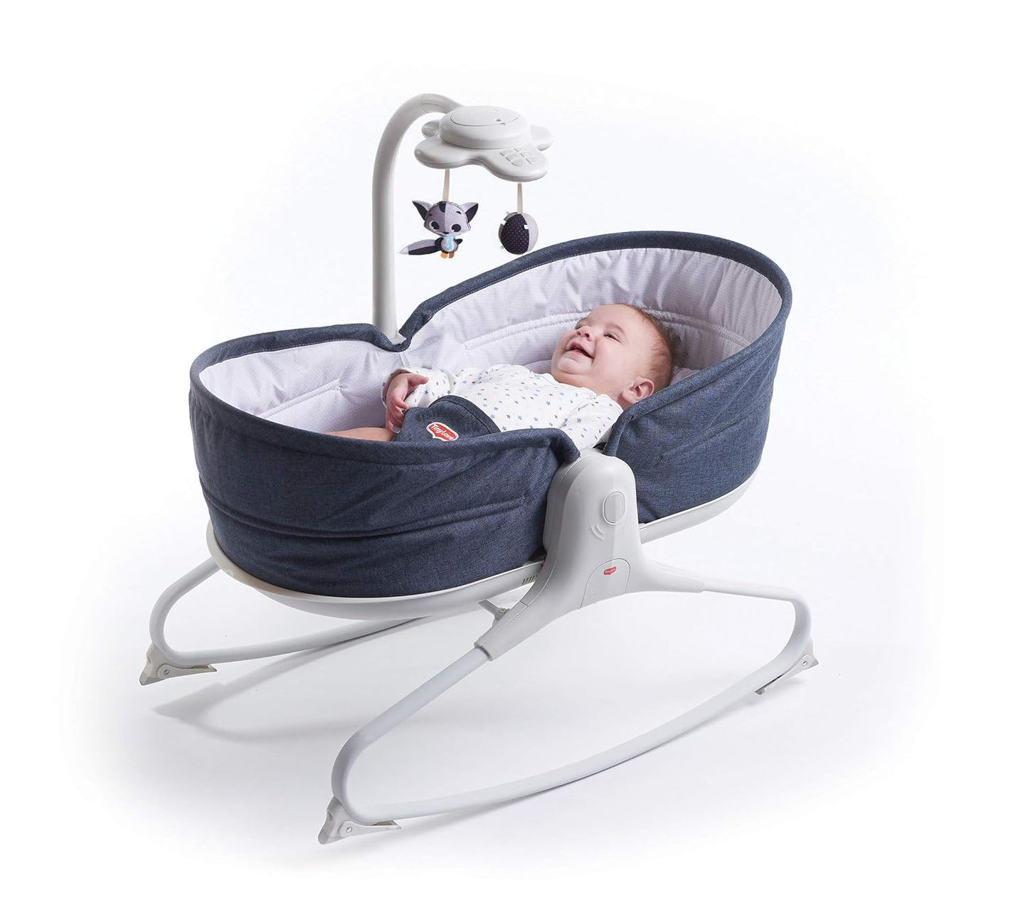 Tiny Love 3 In 1 Portable Rocker, Napper and Crib - Denim Blue - Laadlee