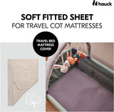 Hauck Travel Bed Mattress Cover - Beige
