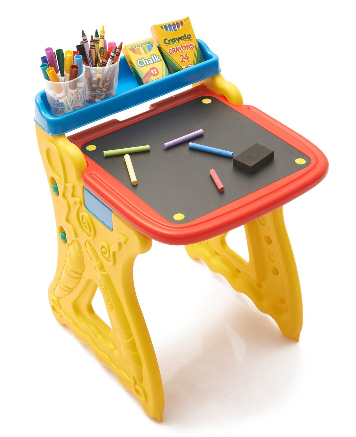 Crayola Easels Grow'n Up Play N Fold Art Studio - Blue - Laadlee