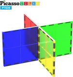 Picasso Magnetic Tiles Large Square Expansion Pack - 4pcs