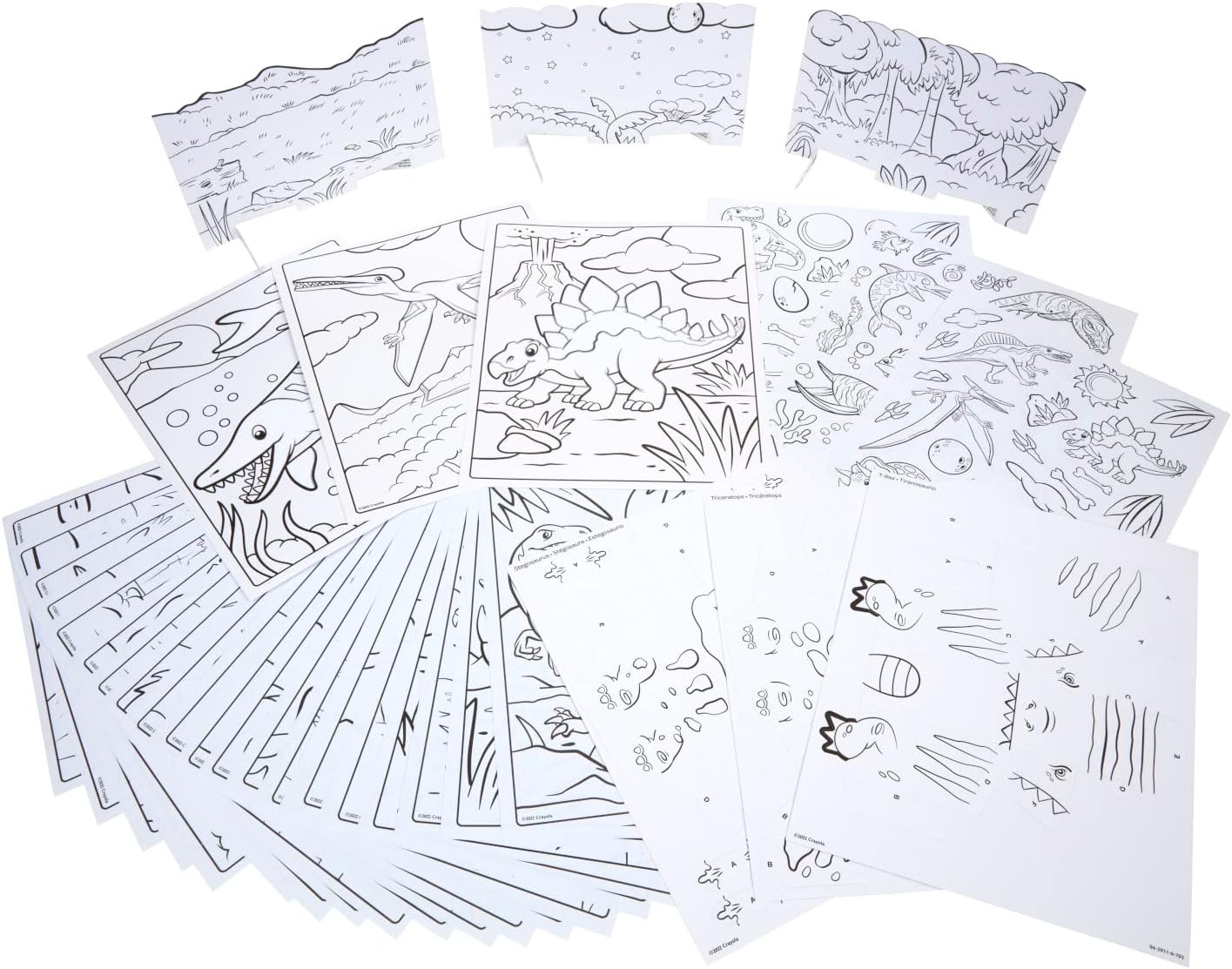 Crayola Dinosaurs 5-in-1 Creativity Kit - Laadlee