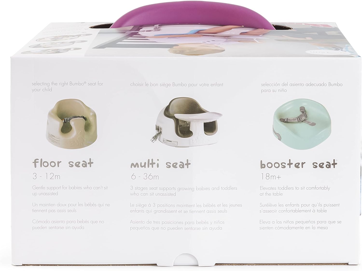 Bumbo 3 in 1 Baby Multi Seat - Grape - Laadlee