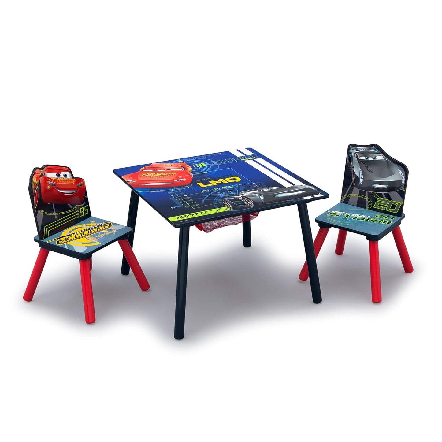 Delta Children Cars Table & Chair Set With Storage