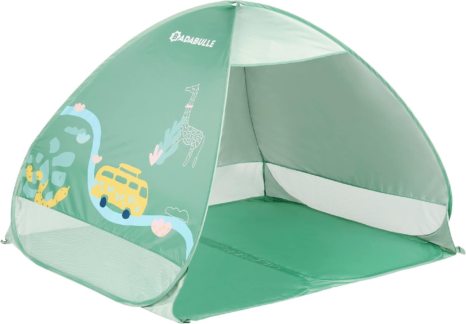 Badabulle Anti-UV Baby Tent - Green - Laadlee