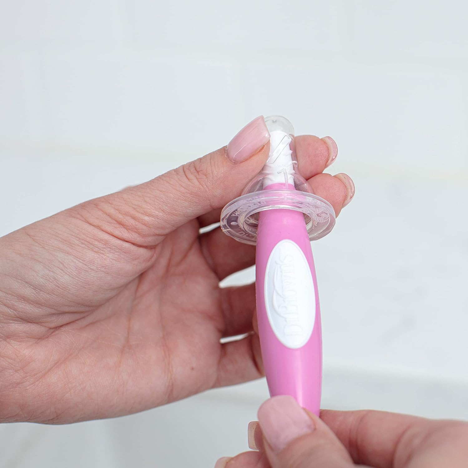 Dr. Brown's Soft Touch Bottle Brush - Pink - Laadlee