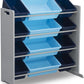 Delta Children 12 Bin Plastic Organizer - Blue