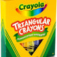 Crayola Anti-Roll Triangular Crayons - Pack of 8