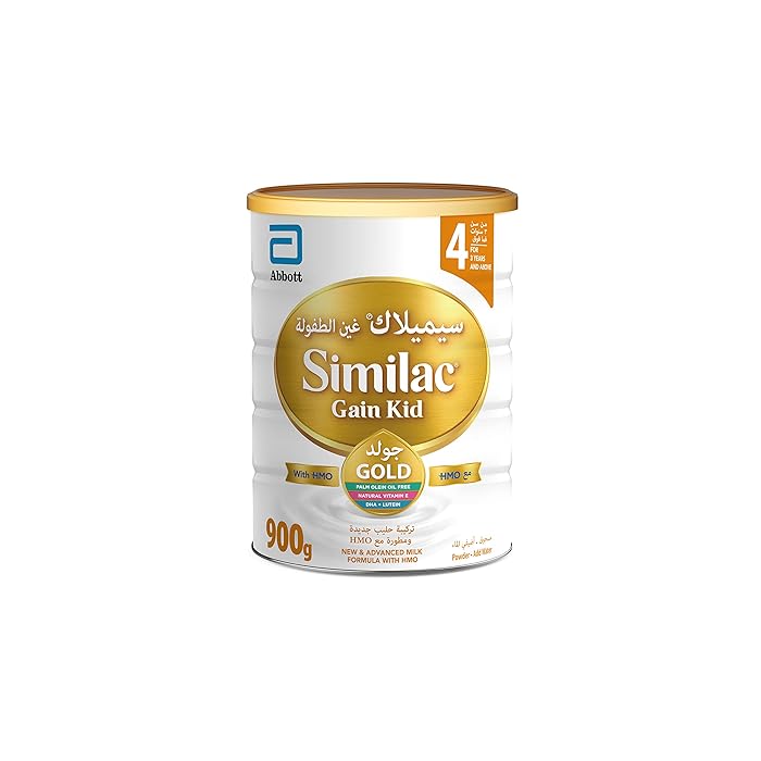 Similac Gain Kid Gold 4 New & Advanced Milk Formula With HMO - 900gm