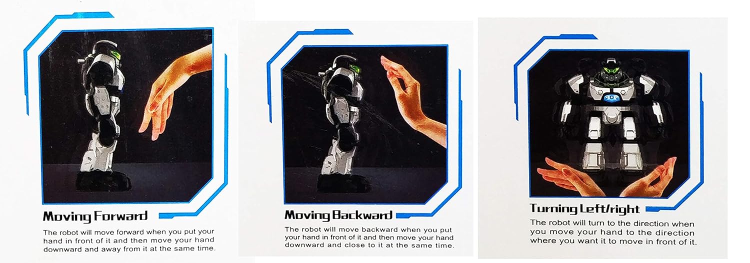 Crazon Ir Control Big Robot - Blue/ Red - Laadlee