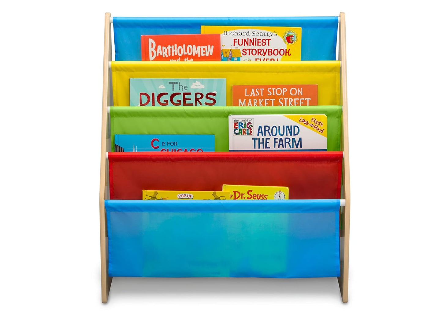 Delta Children Book Rack Natural/Primary