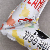 Brain Giggles Graduation Photo Frame Inflatable Balloon - Large White Selfie Frame 59 x 50 cms