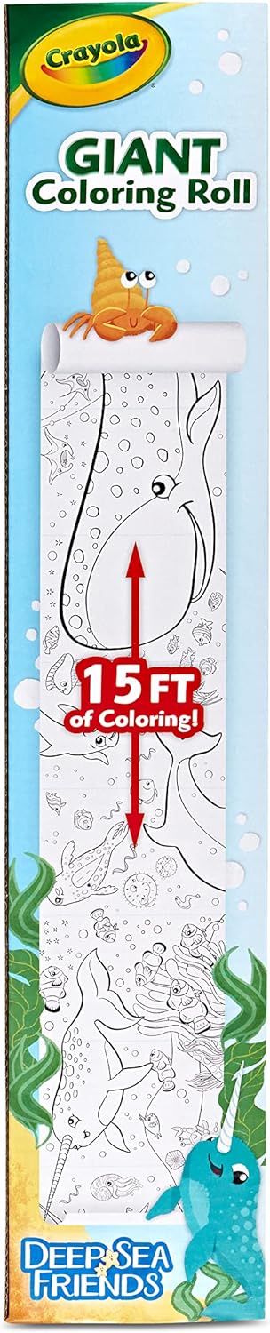Crayola Under the Sea Giant Coloring Roll - Laadlee