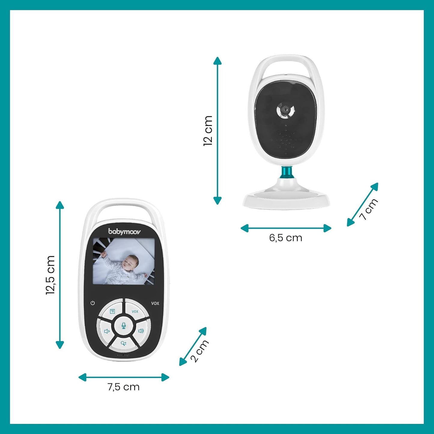 Babymoov 2.4 Digital Screen Video Baby Monitor 250m