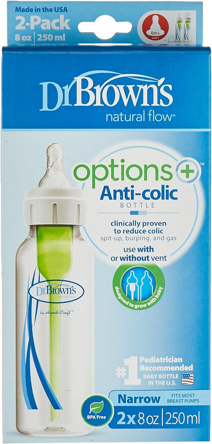 Dr. Brown's PP Narrow Options+ Bottle 250ml - Pack of 2 - Laadlee