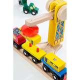 Melissa and Doug Wooden Railway Set
