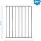 Badabulle Safe & Protect XL Safety Gate - Grey - Laadlee