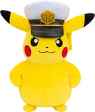 Pokemon Plush Captain Pikachu 8Inch - 1pc Assorted