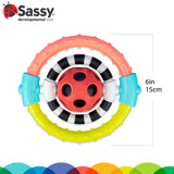 Sassy Spin & Chew Flexible Ring Rattle