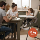 Hauck Sit N Fold Compact Folding High Chair - Dusty Mint