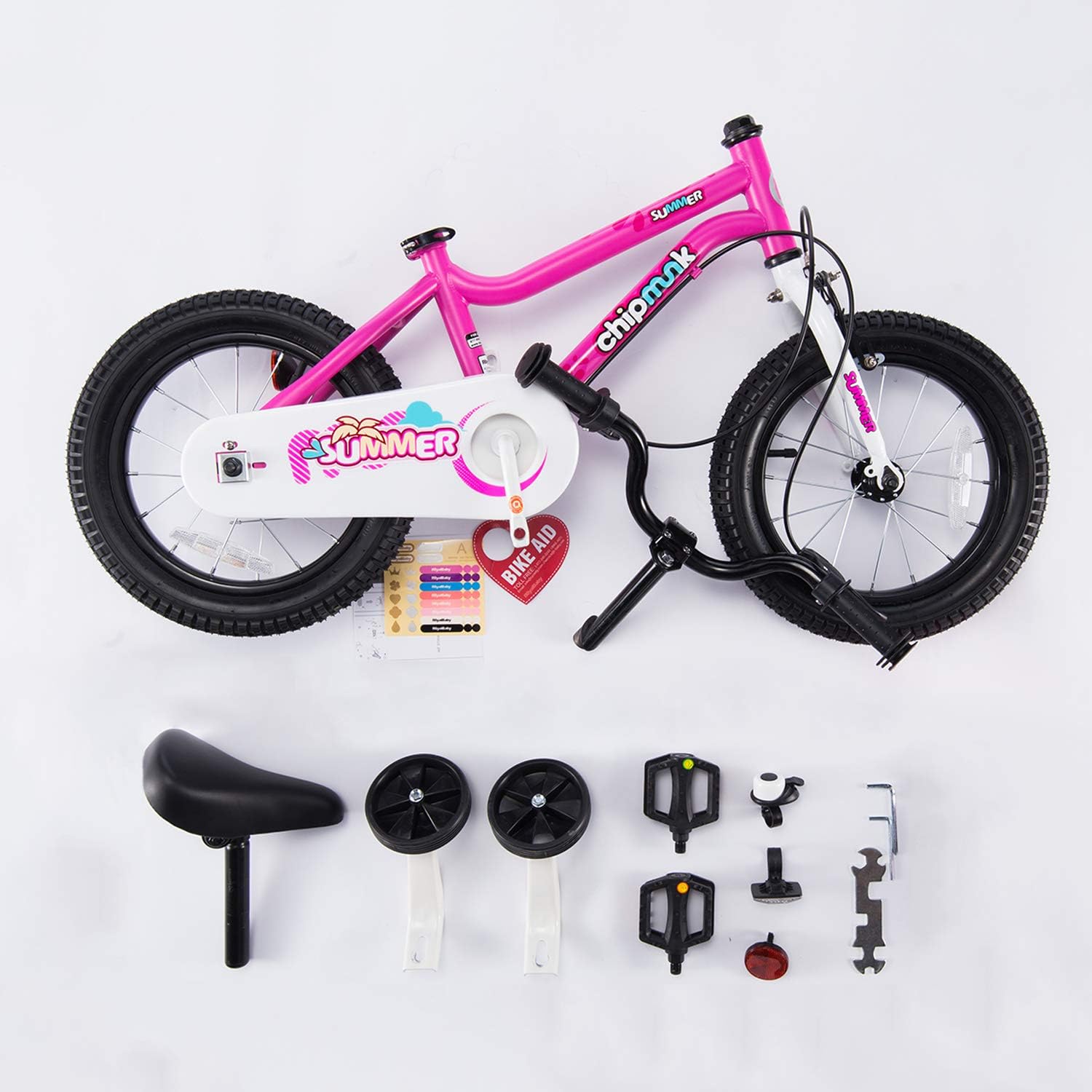 Chipmunk Kids Bike - MK 12" Pink - Laadlee