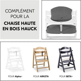 Hauck Highchair Pad Select Muslin - Dark Grey