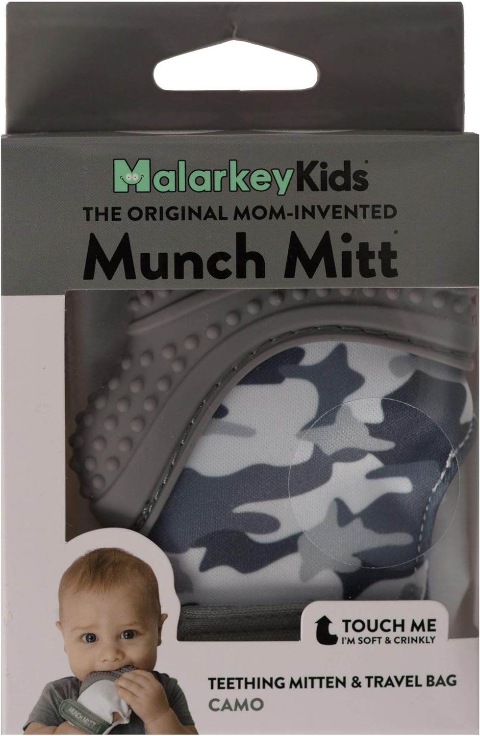 Malarkey Kids Munch Mitt Teething Mitten - Camo - Laadlee