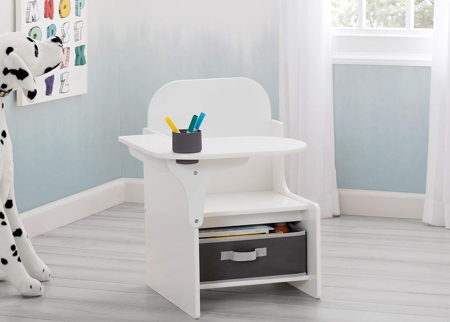 Delta Children Mysize Chair Desk - White